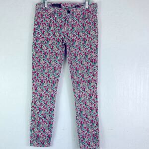 J. Crew Liberty Jeans Womens Size 24 Ankle Floral Toothpick in Emma & Georgina